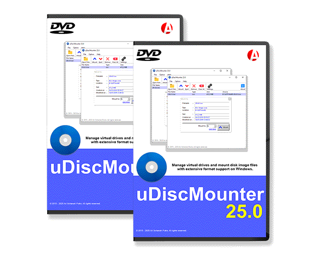 uDiscMounter Screenshot - Main Interface